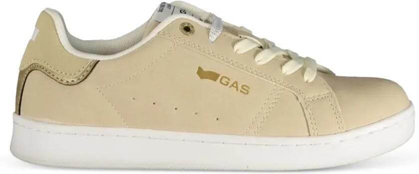 GAS logo-print lace-up sneakers Beige