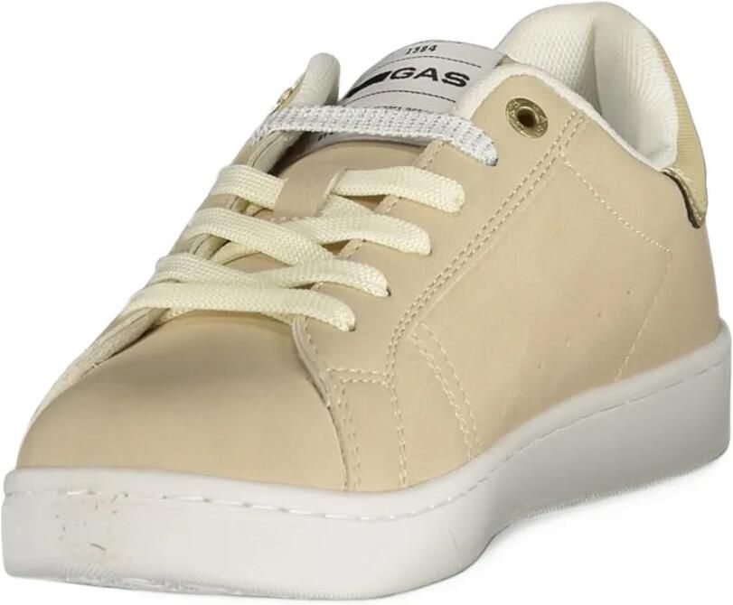 GAS logo-print lace-up sneakers Beige - Foto 2