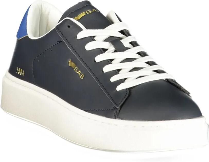GAS logo-print lace-up sneakers Blauw - Foto 3