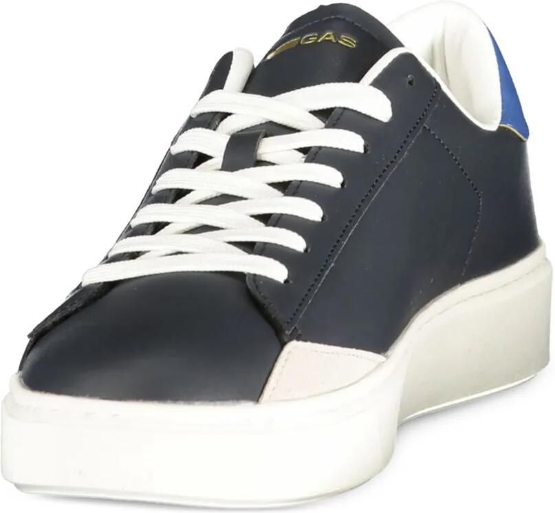 GAS logo-print lace-up sneakers Blauw - Foto 2