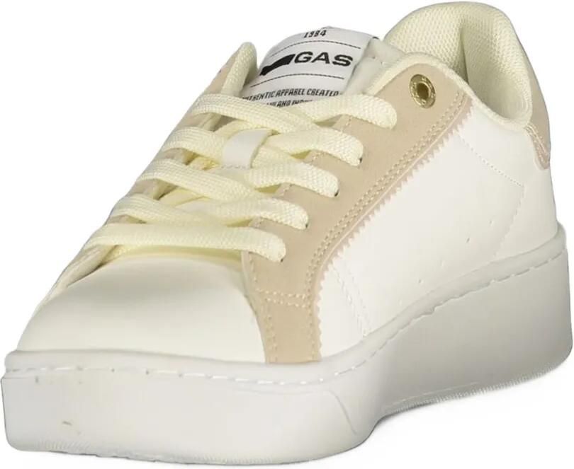 GAS logo-print lace-up sneakers Wit - Foto 2