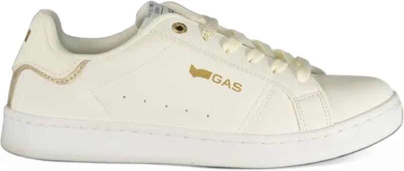 GAS logo-print lace-up sneakers Wit