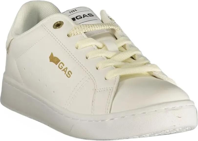 GAS logo-print lace-up sneakers Wit - Foto 3