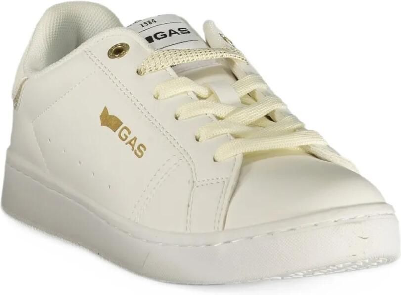 GAS logo-print lace-up sneakers Wit - Foto 3