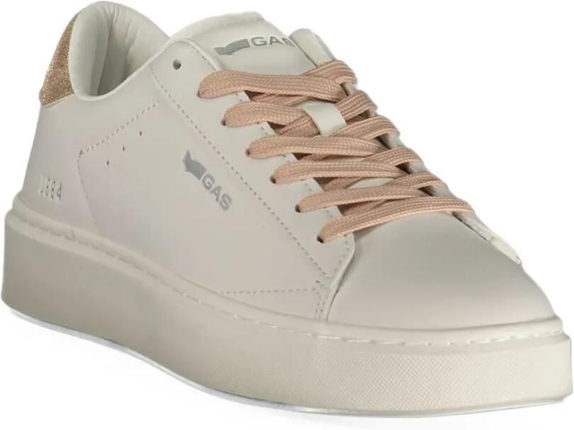 GAS logo-print panelled sneakers Beige - Foto 3