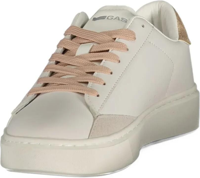 GAS logo-print panelled sneakers Beige - Foto 2