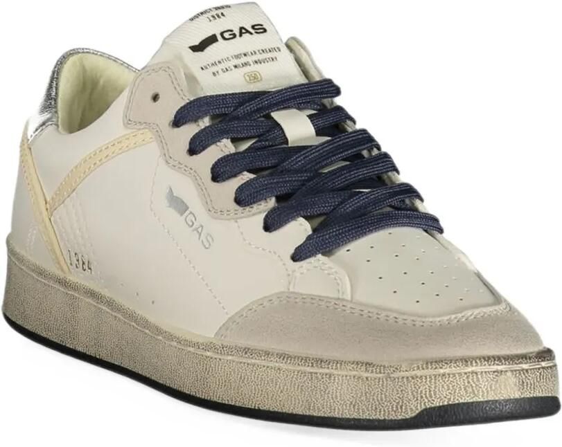 GAS logo-print panelled sneakers Beige - Foto 3