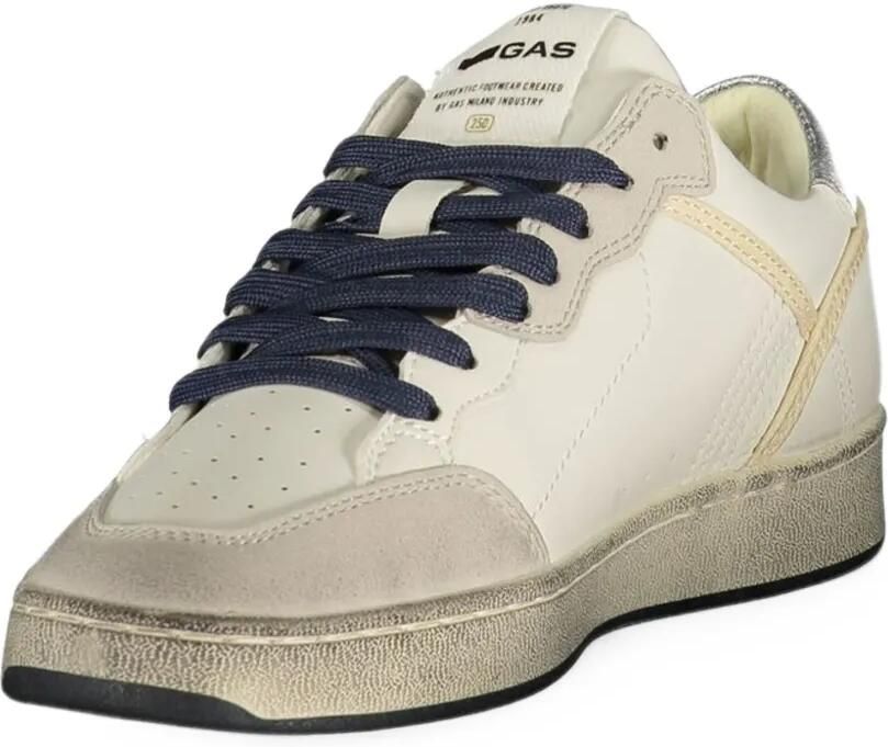 GAS logo-print panelled sneakers Beige - Foto 2
