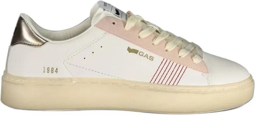 GAS logo-print panelled sneakers Wit