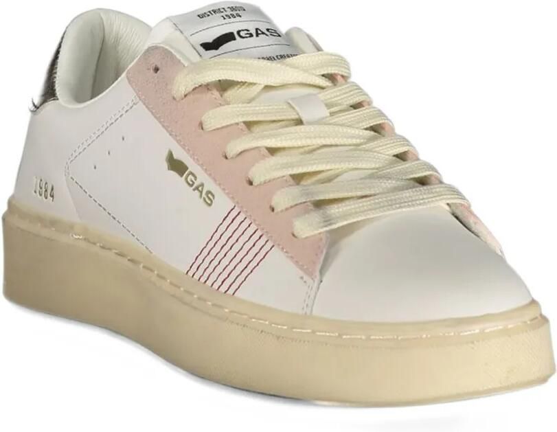 GAS logo-print panelled sneakers Wit - Foto 3