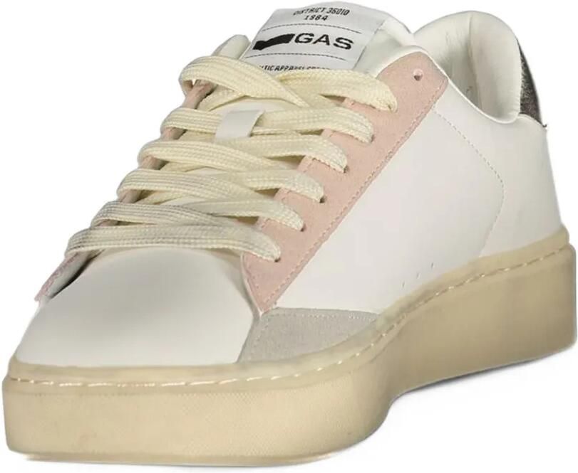 GAS logo-print panelled sneakers Wit - Foto 2