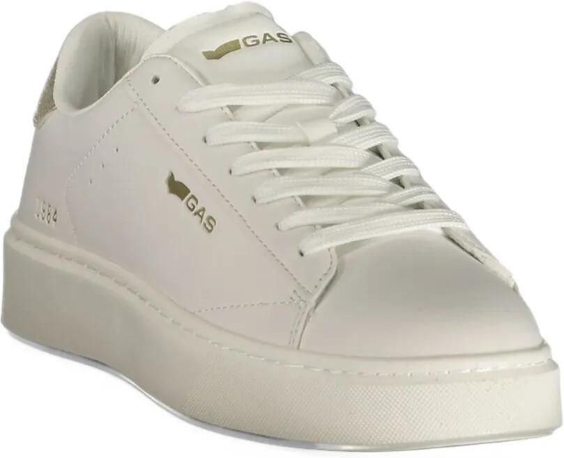 GAS logo-print panelled sneakers Wit - Foto 3