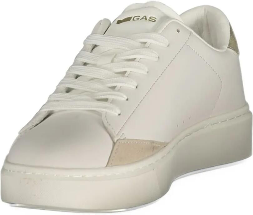 GAS logo-print panelled sneakers Wit - Foto 2