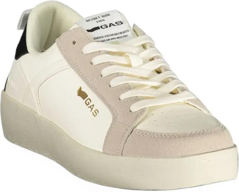 GAS logo-print panelled sneakers Wit - Foto 3