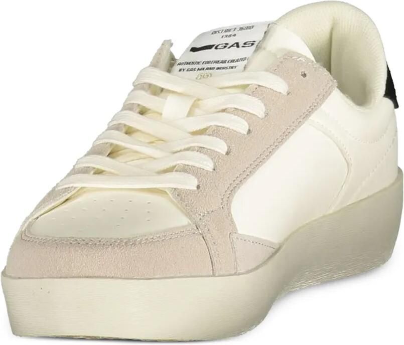 GAS logo-print panelled sneakers Wit - Foto 2