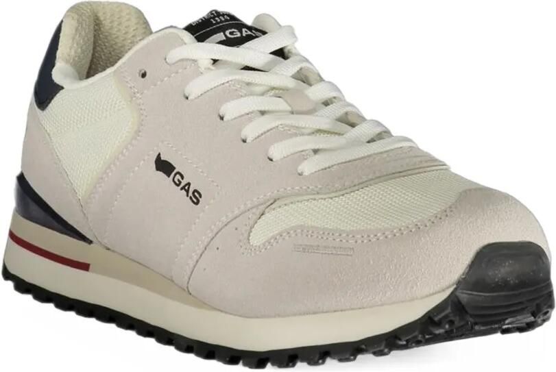 GAS panelled logo-print sneakers Beige - Foto 3