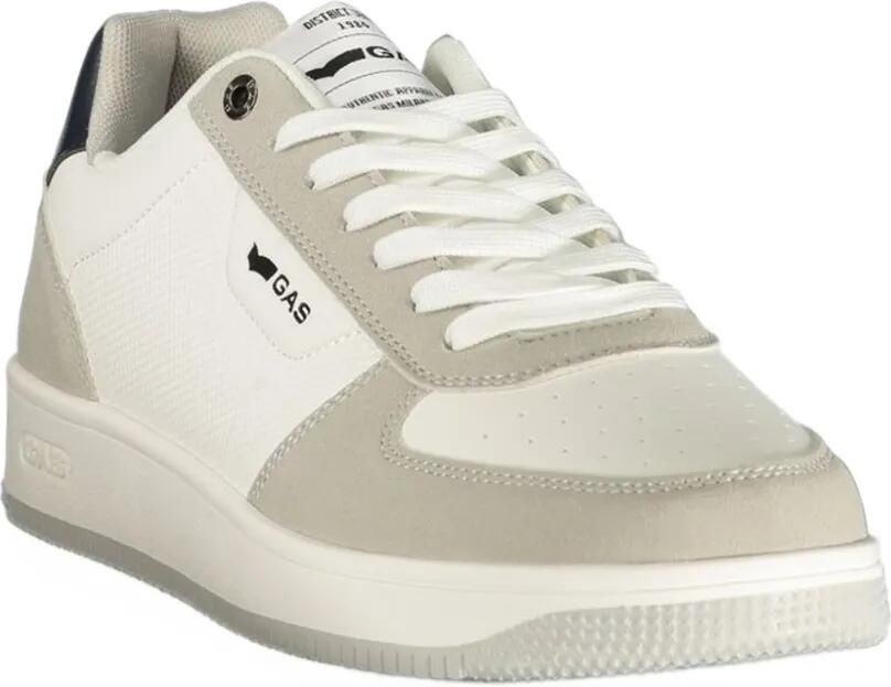 GAS panelled perforated sneakers Wit - Foto 3