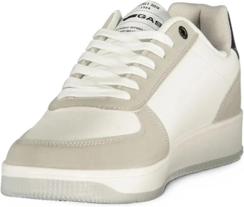 GAS panelled perforated sneakers Wit - Foto 2