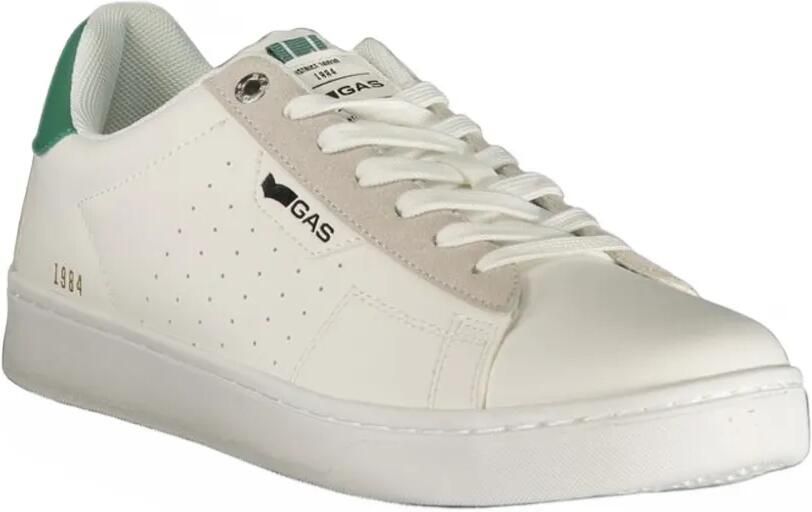 GAS perforated panelled sneakers Wit
