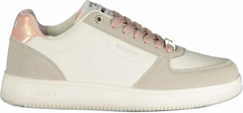 GAS perforated panelled sneakers Wit