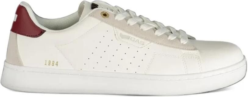 GAS perforated panelled sneakers Wit