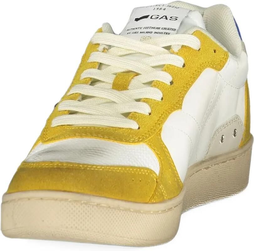 GAS Pyro GS Mix panelled low-top sneakers Wit - Foto 2