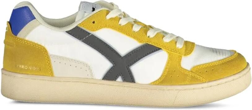 GAS Pyro GS Mix panelled low-top sneakers Wit - Foto 3