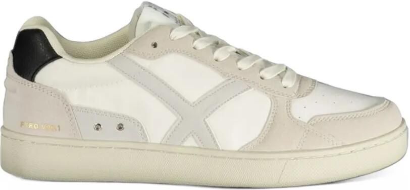 GAS Pyro Mix panelled low-top sneakers Wit