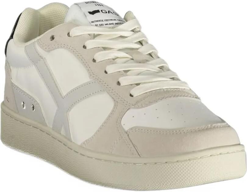 GAS Pyro Mix panelled low-top sneakers Wit - Foto 3