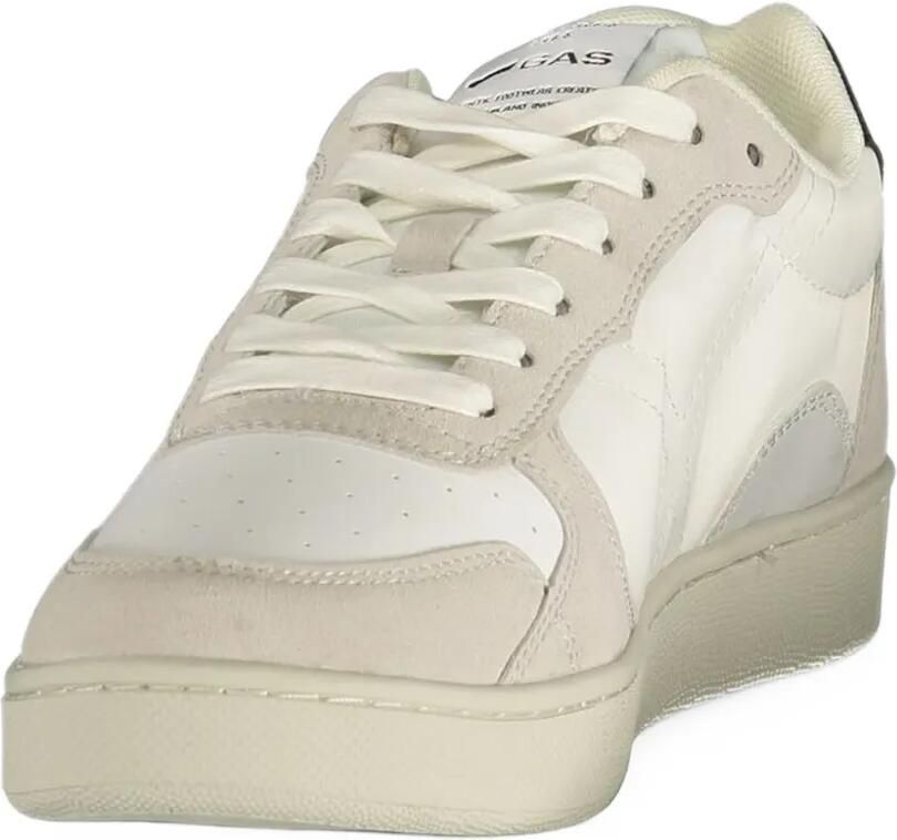 GAS Pyro Mix panelled low-top sneakers Wit - Foto 2