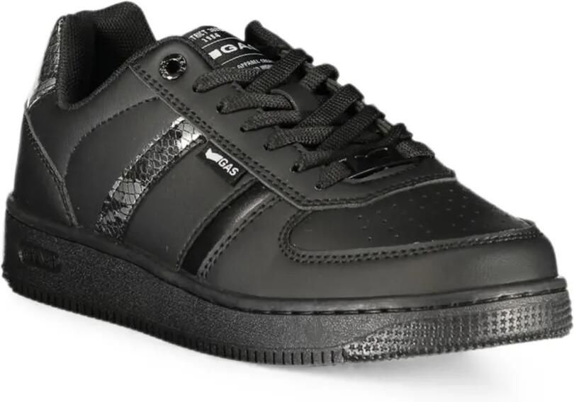 GAS snakeskin-effect panelled sneakers Zwart - Foto 2