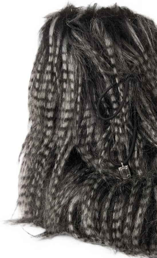 GCDS faux-fur ankle boots Grijs - Foto 3