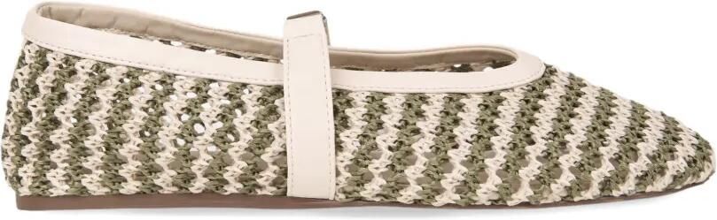 GCDS Geweven ballerina's Beige