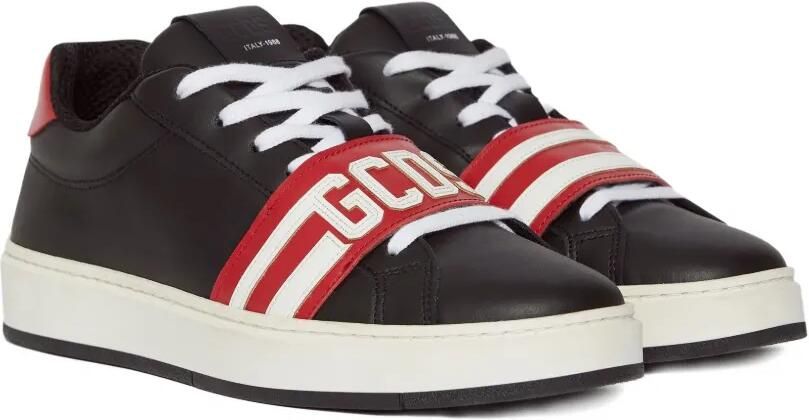 GCDS Leren sneakers Zwart
