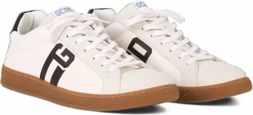 GCDS logo-print lace-up sneakers Wit - Foto 5