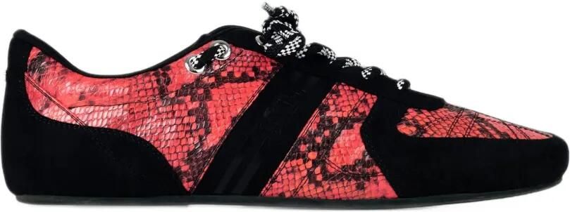 GCDS python-skin sneakers Rood