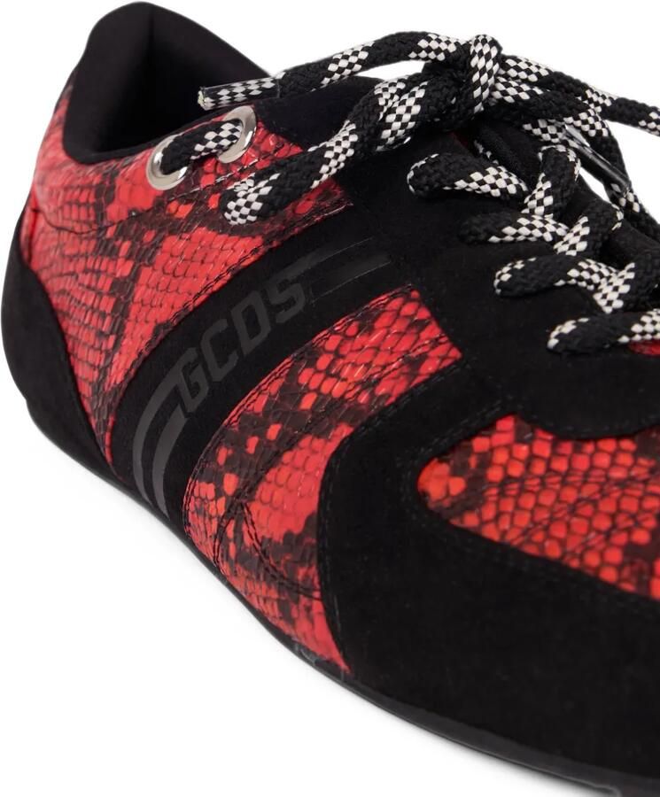 GCDS python-skin sneakers Rood - Foto 2