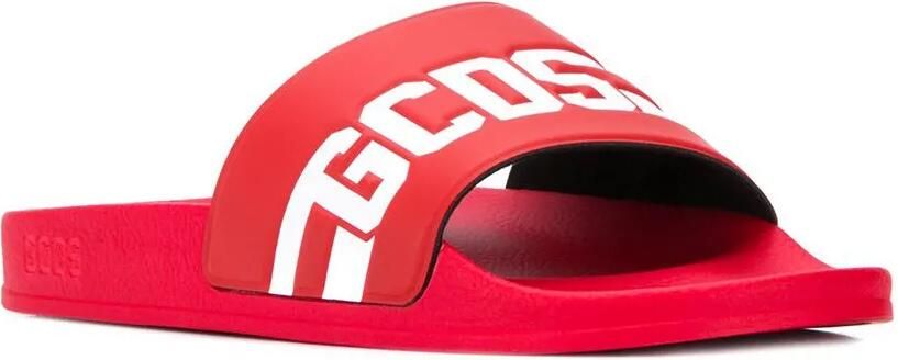 GCDS Slippers met logo Rood - Foto 3