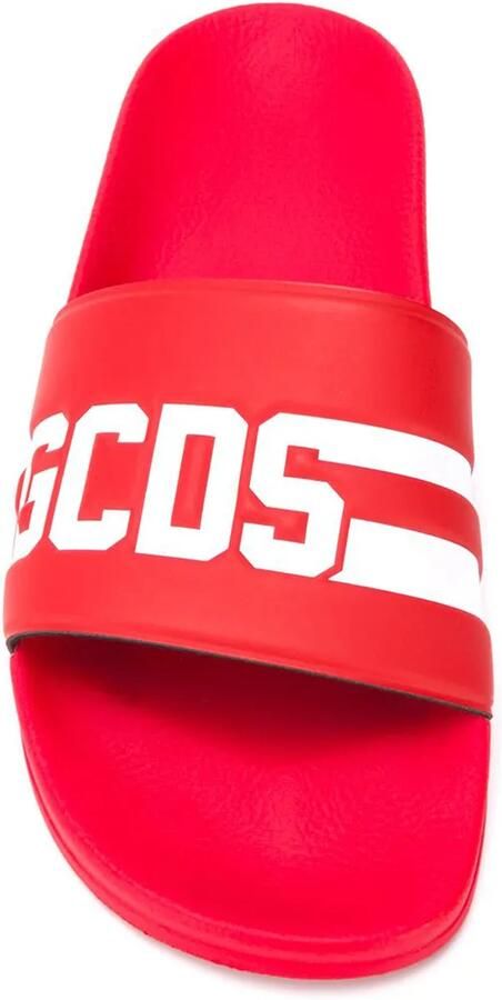 GCDS Slippers met logo Rood - Foto 2
