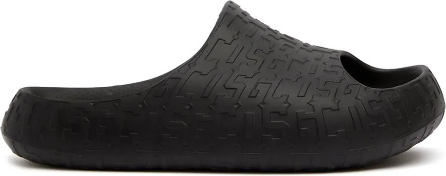 GCDS Slippers met monogram-print Zwart