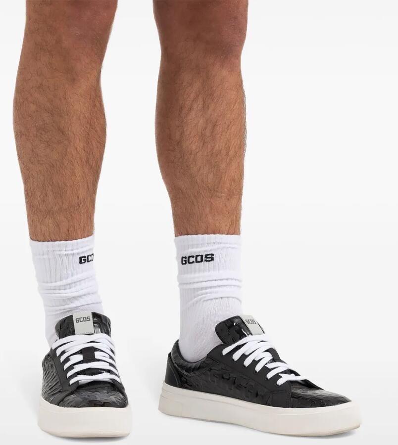 GCDS Sneakers met gelakt monogram Zwart - Foto 2