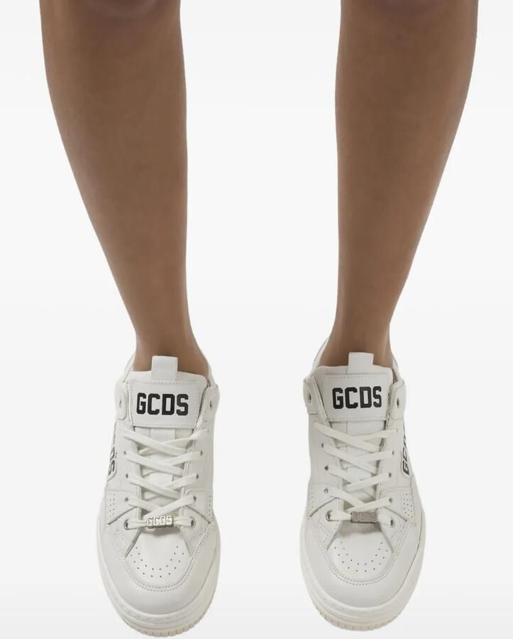 GCDS Sneakers met logo-applicatie Wit - Foto 2