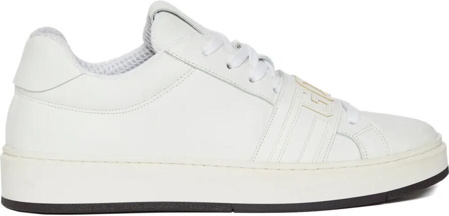 GCDS Sneakers met logoband Wit