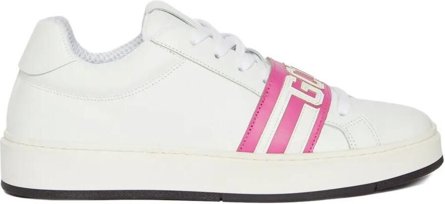 GCDS Sneakers met logoband Wit