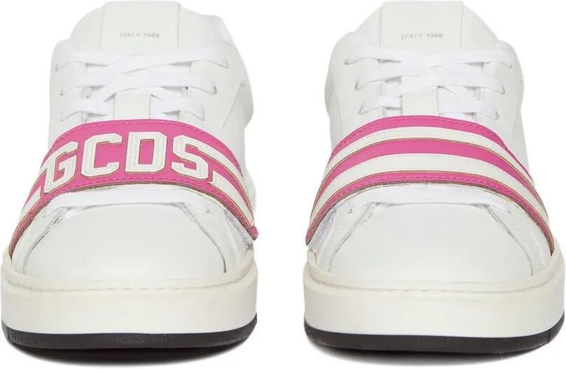 GCDS Sneakers met logoband Wit - Foto 4