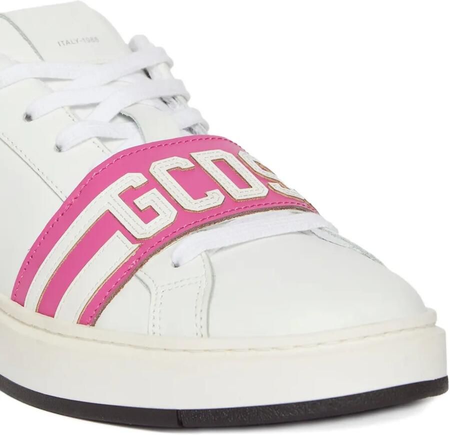 GCDS Sneakers met logoband Wit - Foto 2