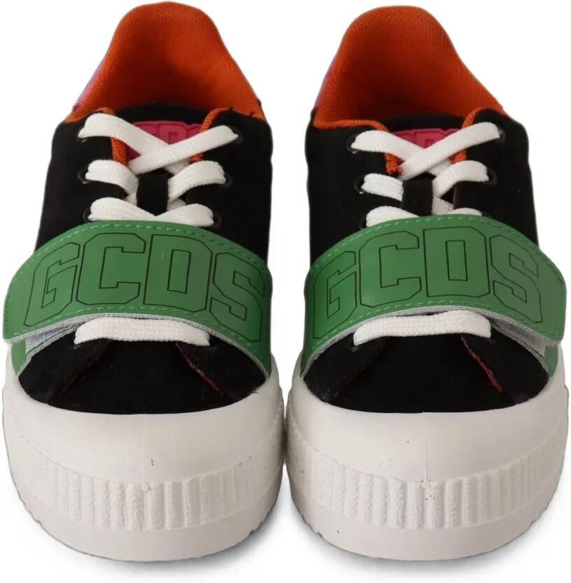 GCDS Suède sneakers met logoband Zwart - Foto 2