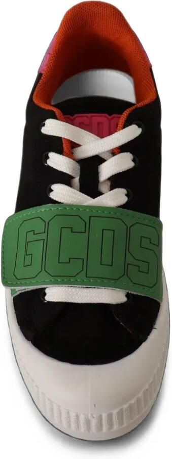 GCDS Suède sneakers met logoband Zwart - Foto 4