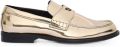 GCDS Wirdo loafers met spiegelend effect Goud - Goud