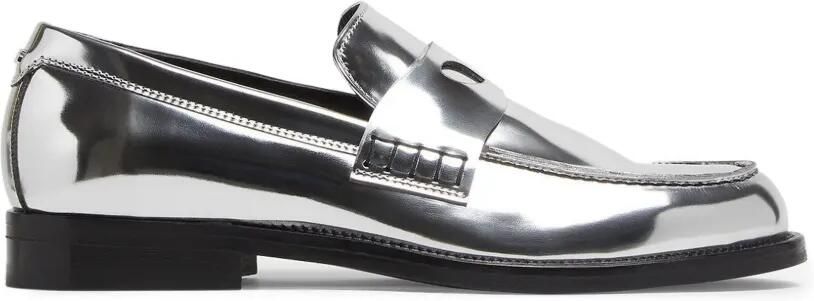 GCDS Wirdo loafers met spiegelend effect Zilver